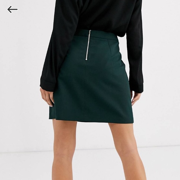 ASOS Tailored A-Line Mini Skirt - Picture 4 of 10